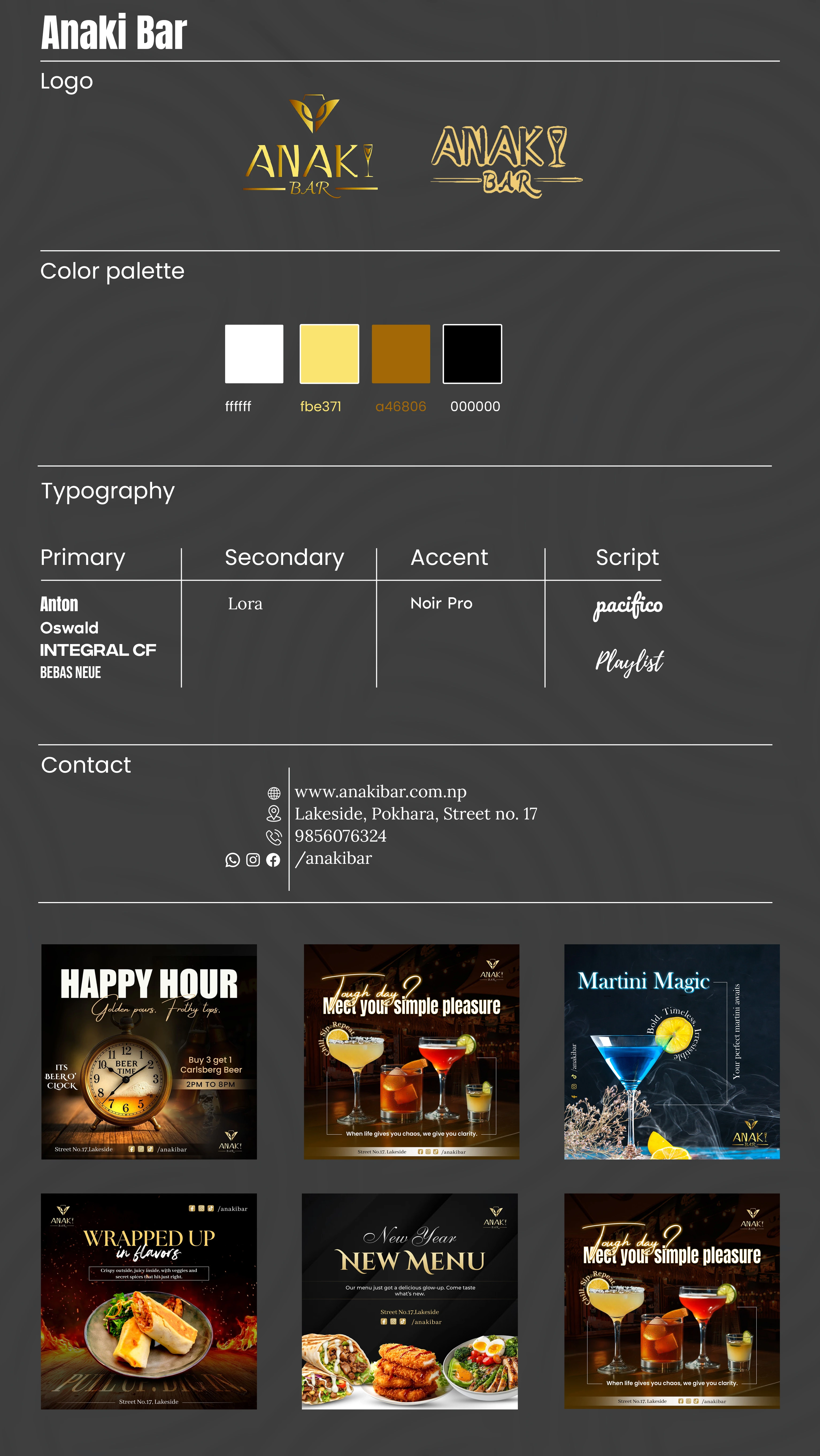 Anaki Bar Brand Guide