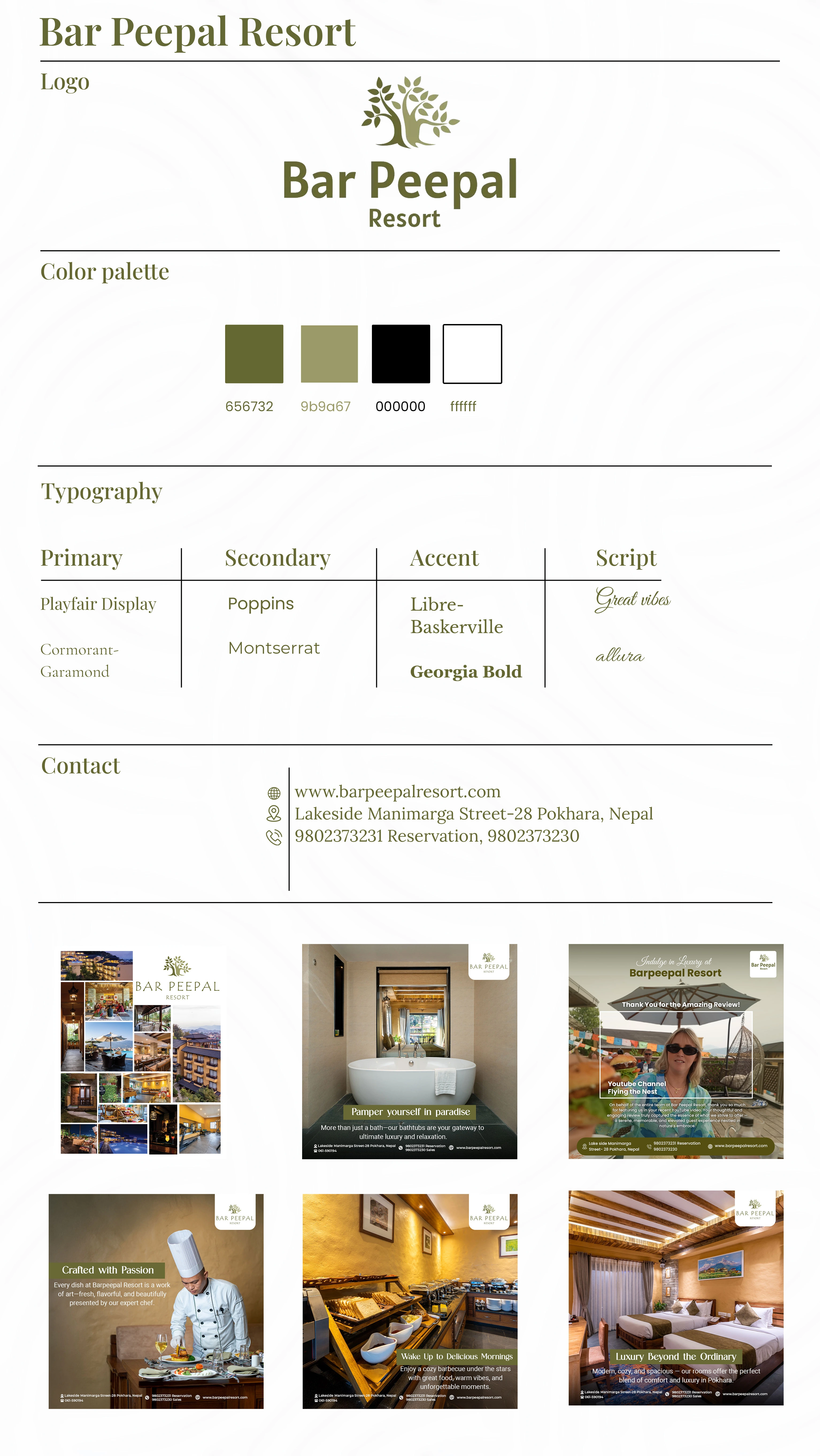 Bar Peepal Resort Brand Guide