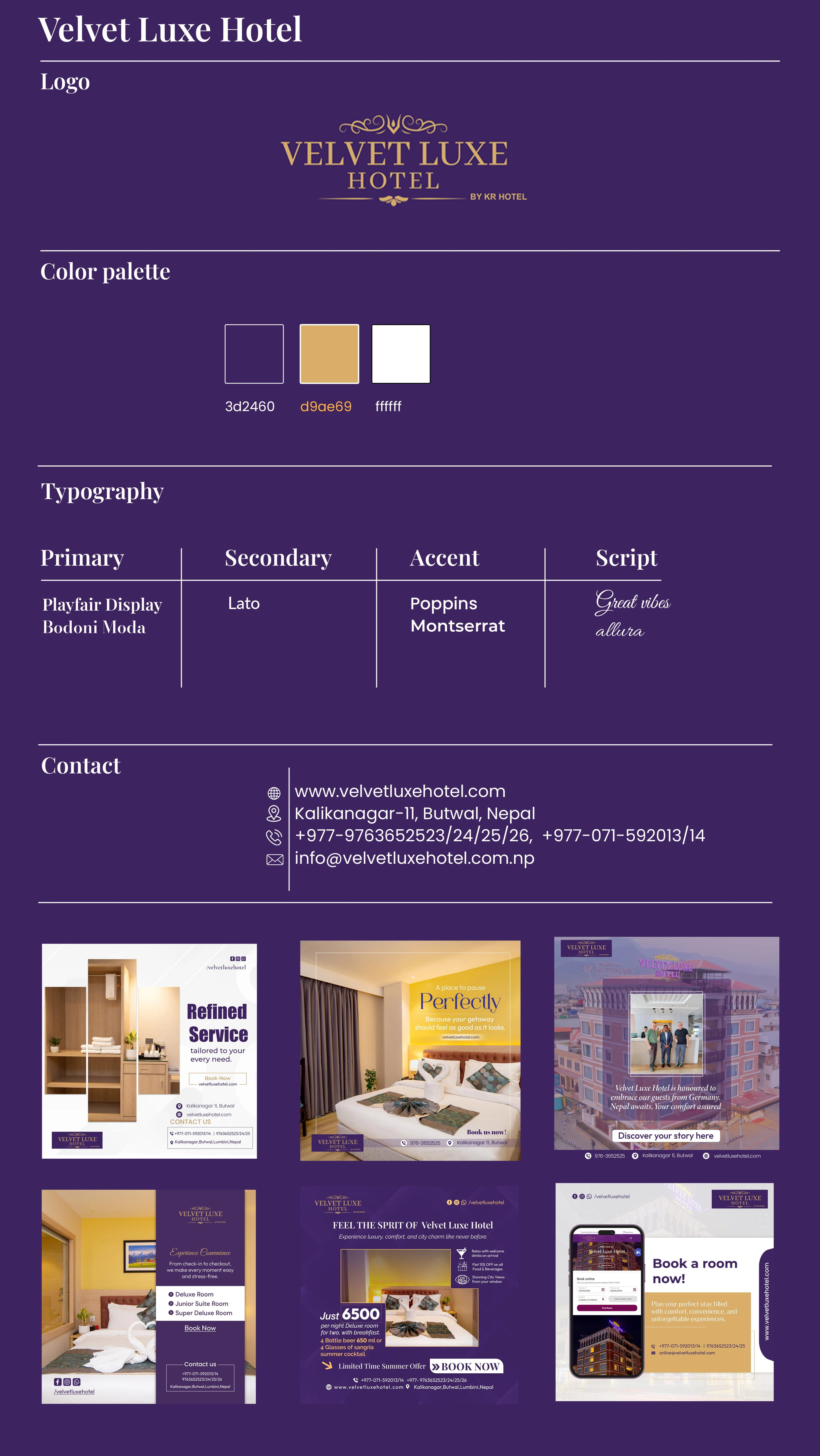 Velvet Luxe Brand Guide