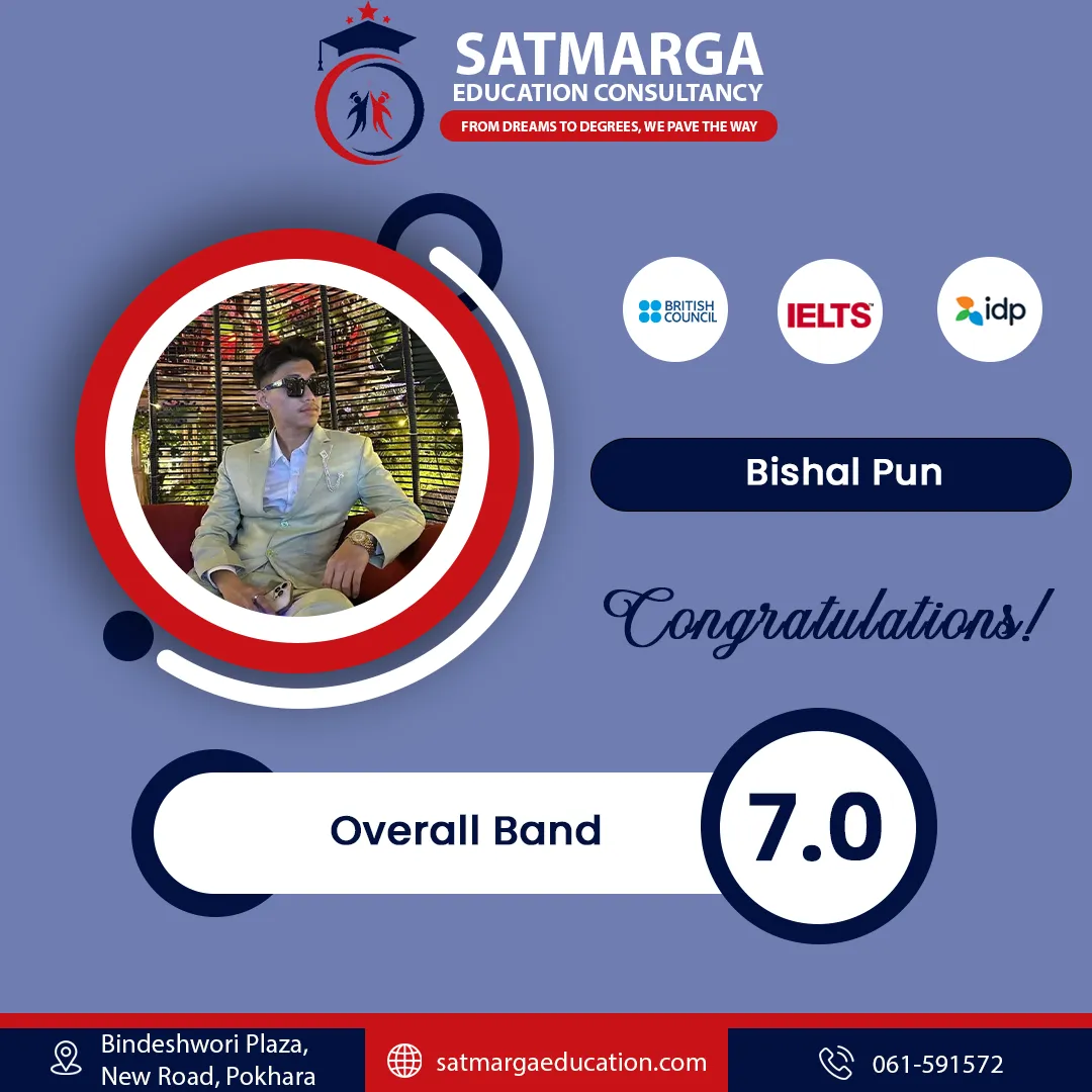 IELTS Congratulations Bishal Pun