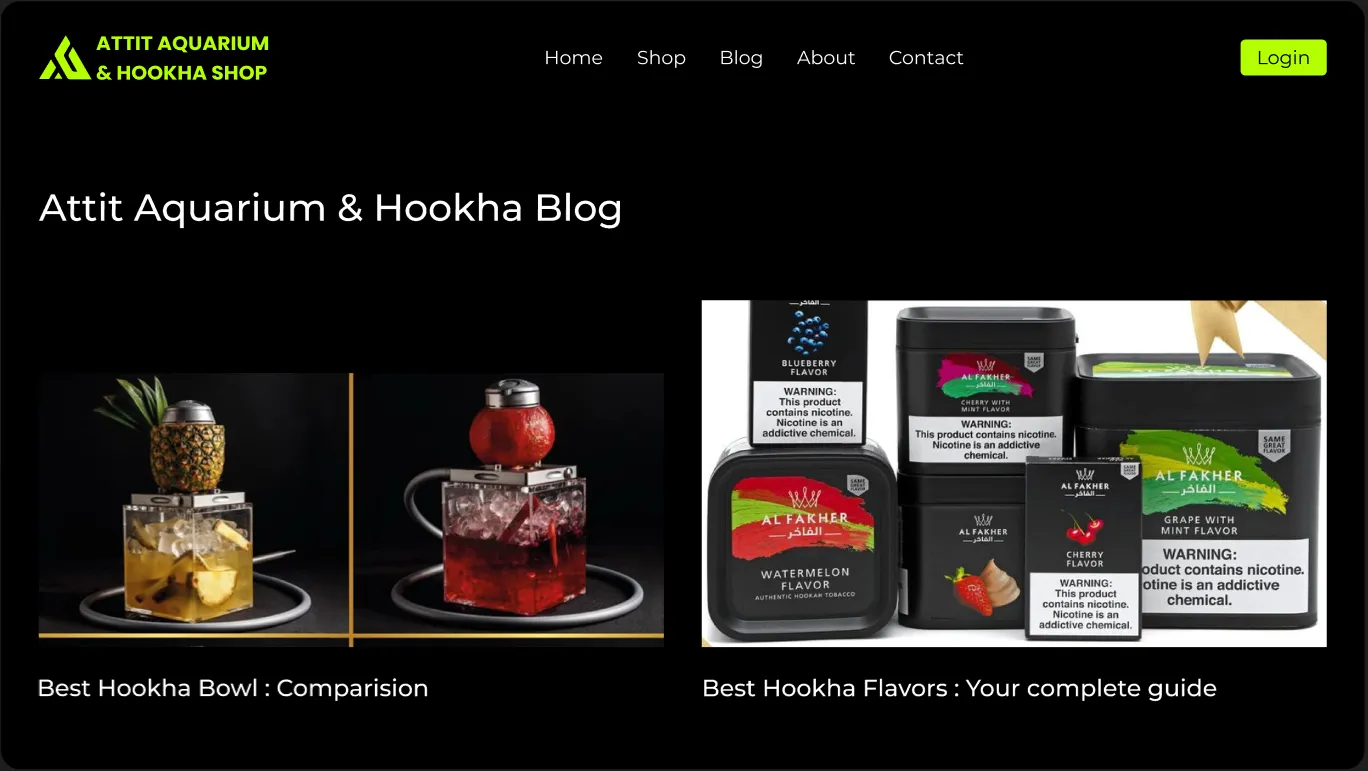 Brand Story Interface