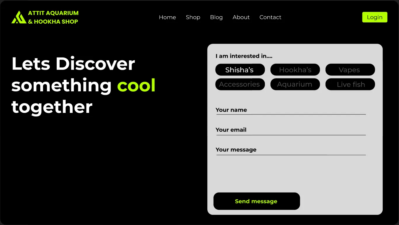 Content Blog Interface